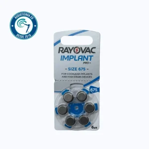 Pilas para Implante Coclear # 675 Rayovac Implant Pro +